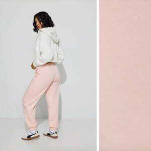 Balletcore Sweats, Easy Jogger Pant - Chalk Pink size X-SMALL (fits like S)